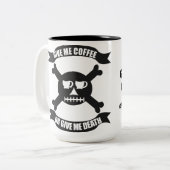 Gib mir Kaffee oder gib mir die Tasse des Todes (Vorderseite Links)