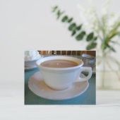 Gib mir Kaffee Postkarte (Stehend Vorderseite)