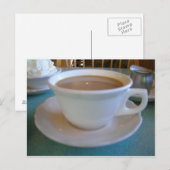 Gib mir Kaffee Postkarte (Vorne/Hinten)