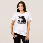 Gib mir keinen Ratschlag, wütend Katze. Tri-Blend Shirt (Vorderseite voll)