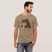 Gib mir keinen Ratschlag, wütend katzes Sprichwort T-Shirt (Vorne ganz)