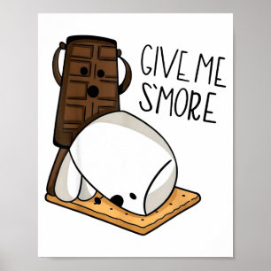 Gib mir mehr Schokolade Erwachsenenwitz Lustige Zi Poster