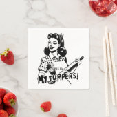 Gib mir meine Tuppers zurück Serviette (Beispiel)