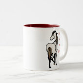 Gib mir meinen Platz! Zweifarbige Tasse (VorderseiteRechts)