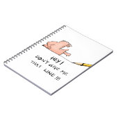 Gib mir nicht diesen lustigen Cartoon Notizblock (Linke Seite)