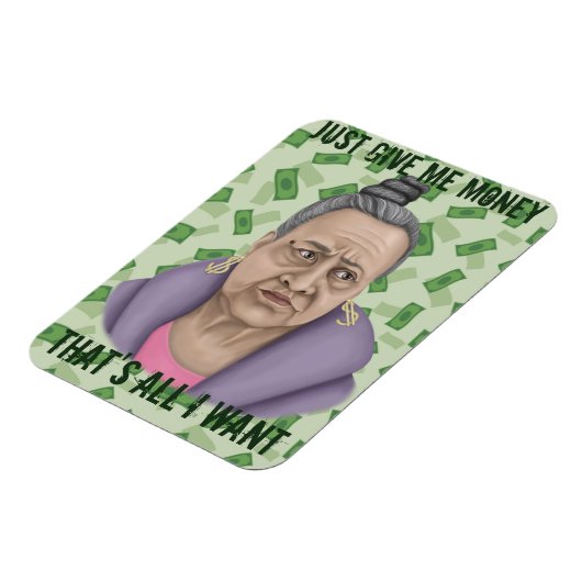 Gib mir nur Geld Magnet (Linke Seite)