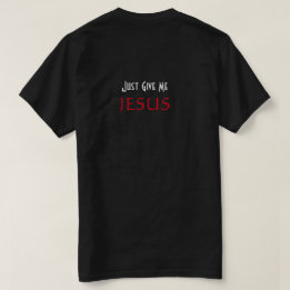 Gib mir nur JESUS Christlich Black T-Shirt