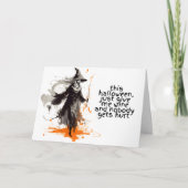 Gib mir nur Weinkeller zu Halloween Karte (Vorderseite)