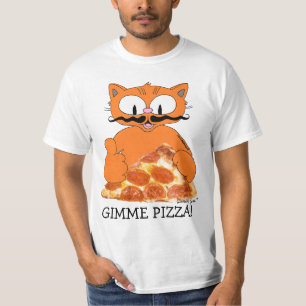 GIB MIR PIZZA! Señor Gato mit Pepperoni-Pizza-Stüc T-Shirt