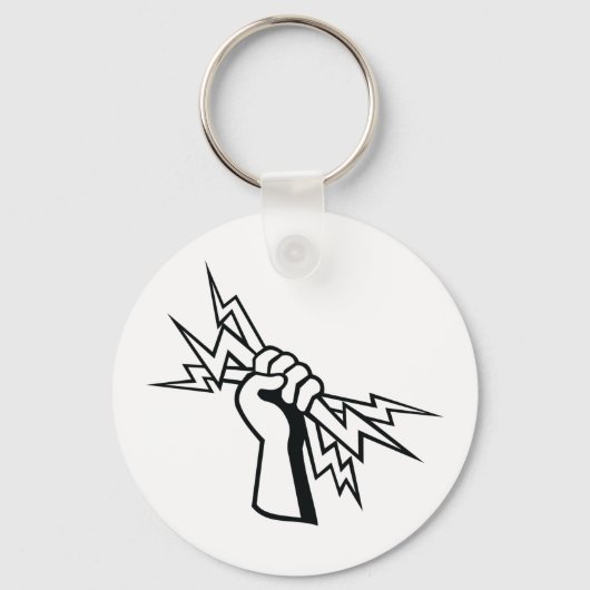 Gib mir Power Schlüsselanhänger (Vorderseite)