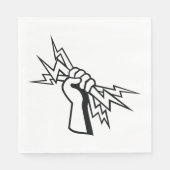 Gib mir Power Serviette (Vorderseite)