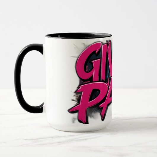 Gib mir Schmerzen Tasse (Links)