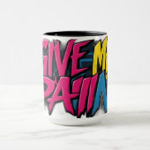 Gib mir Schmerzen Tasse (Zentrum)