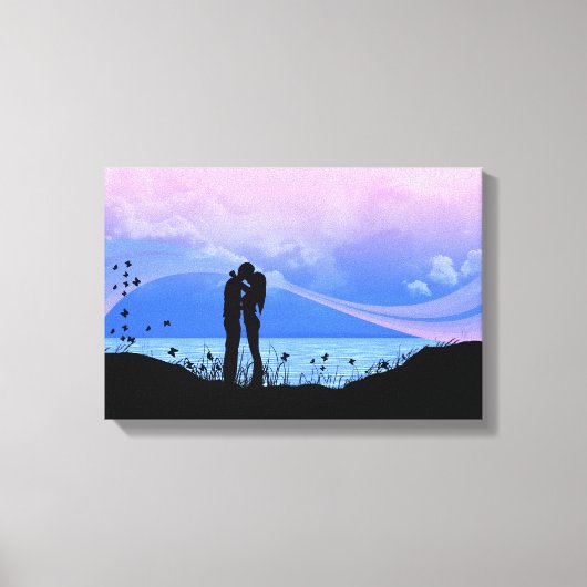 Gib mir Schmetterlinge Leinwanddruck (Vorderseite)