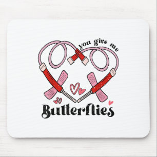 Gib mir Schmetterlinge Phlebotomist Pbt Valentine Mousepad