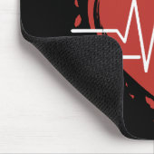 Gib mir Tachykardie Mousepad (Ecke)