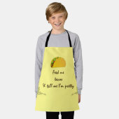 Gib mir Tacos Schürze (Getragen)