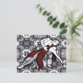 Gib mir Tango Postkarte (Stehend Vorderseite)