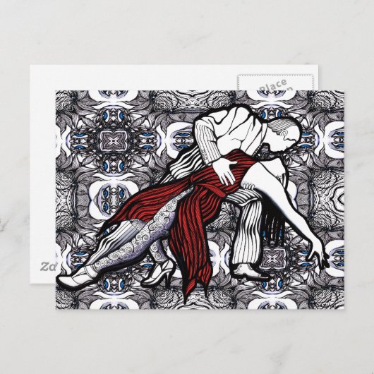Gib mir Tango Postkarte (Vorne/Hinten)