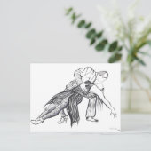 Gib mir Tango Postkarte (Stehend Vorderseite)