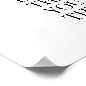 Gib nicht auf, dass du besser bist, als du denkst poster (Ecke)