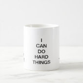 Gib nicht auf, ich kann hartes Inspirationsangebot Kaffeetasse (Mittel)