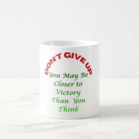 Gib Nicht Auf  Kaffeetasse (Mittel)