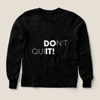 Gib Nicht Auf Mach Es Motivations-Zitat Sweatshirt