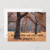 Gib nicht auf postkarte (Vorne/Hinten)