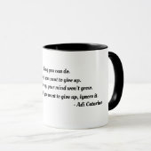 Gib nicht auf tasse (VorderseiteRechts)