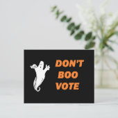 Gib nicht Boo an! -Postkarte Postkarte (Stehend Vorderseite)