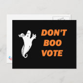 Gib nicht Boo an! -Postkarte Postkarte (Vorne/Hinten)