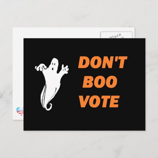 Gib nicht Boo an! -Postkarte Postkarte (Vorne/Hinten)