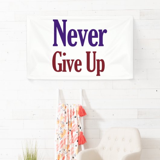 Gib nie auf banner (Insitu)