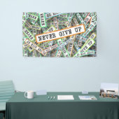 Gib nie auf banner (Messeveranstaltung)