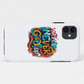 Gib nie auf Case-Mate iPhone hülle (Rückseite (Horizontal))