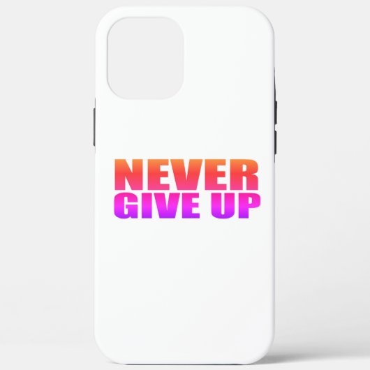 Gib nie auf Case-Mate iPhone hülle (Rückseite)