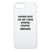 Gib nie auf Case-Mate iPhone hülle (Rückseite)