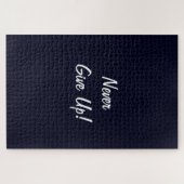 Gib nie auf! Challenges monochromes Puzzle (Horizontal)