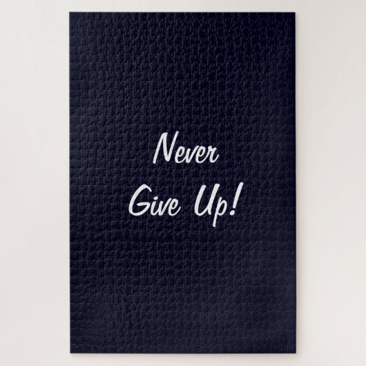 Gib nie auf! Challenges monochromes Puzzle (Vertikal)