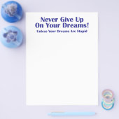 Gib nie auf flyer (Einzeln)