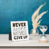 Gib nie auf fotoplatte (InSitu)