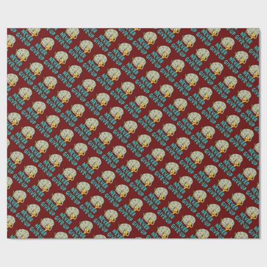 Gib nie auf geschenkpapier (Flach)