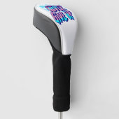 GIB NIE AUF  GOLF HEADCOVER (angewinkelt)