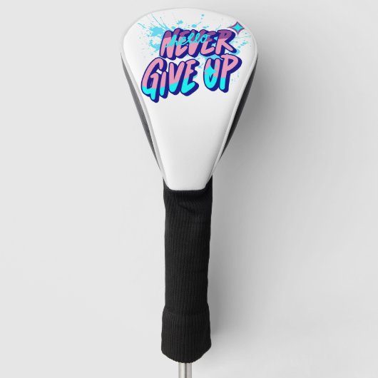 GIB NIE AUF  GOLF HEADCOVER (Vorderseite)