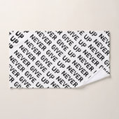 Gib nie auf handtuch (Handtuch)