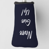 Gib nie auf! Motivierend Putter-Abdeckung Golf Headcover (Rotieren 90)