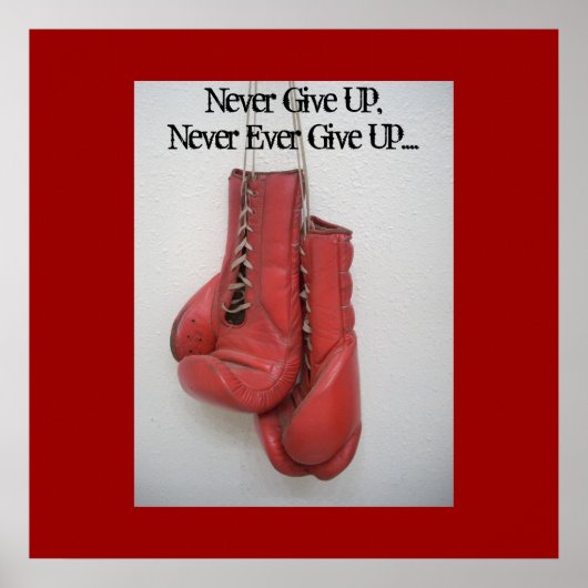 Gib nie auf, nie gab es auf.... poster (Vorne)