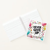 Gib nie auf notizblock (Innenseite)