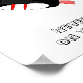 Gib nie auf poster (Ecke)